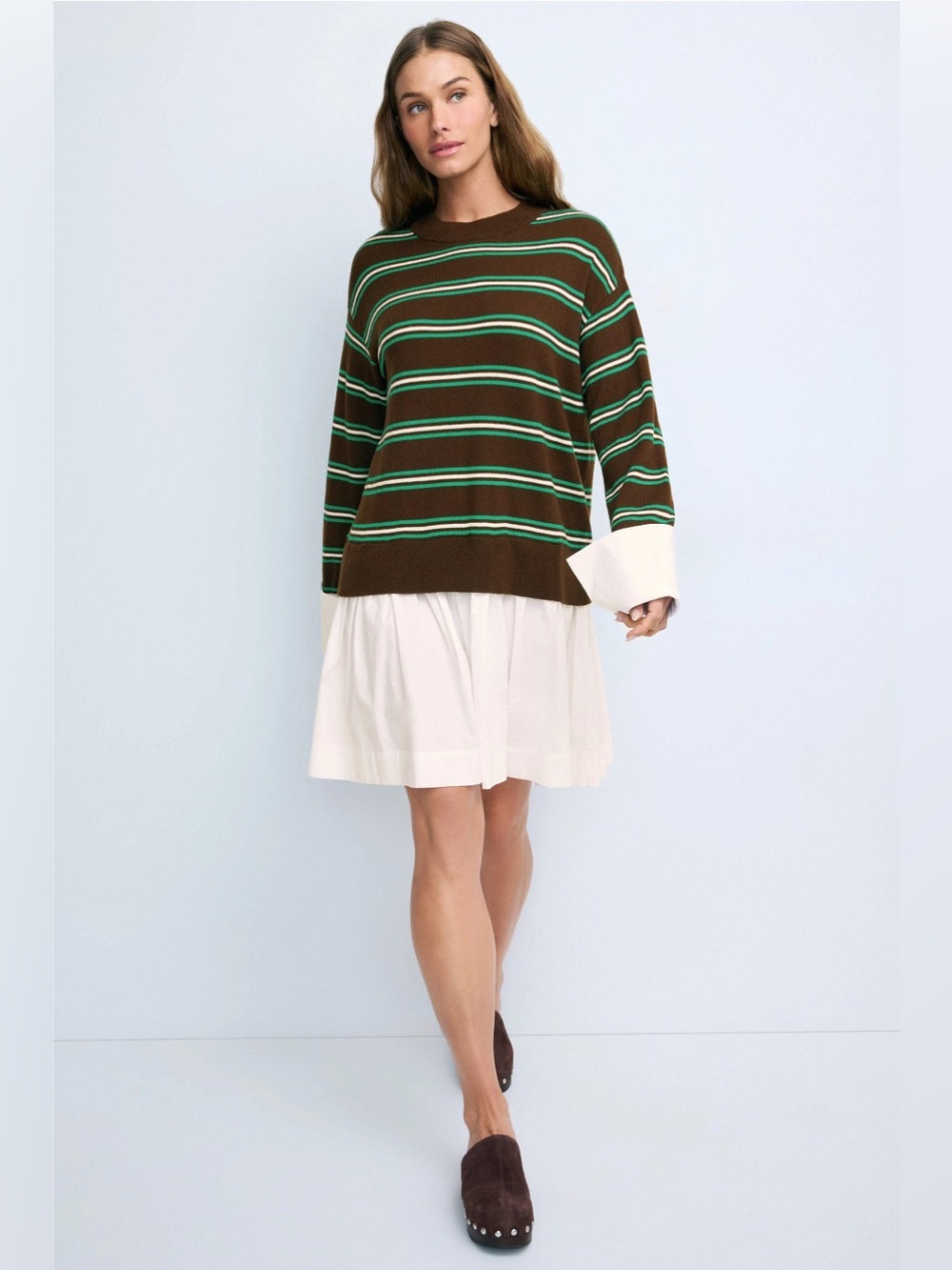 SIMON MILLER Pip Poplin Combo Dress